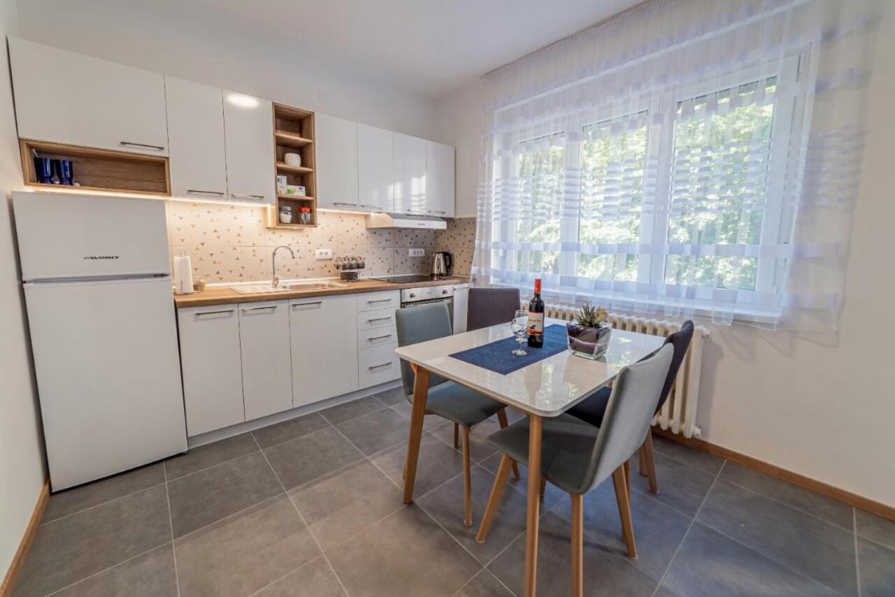 Apartman Danube Lux โนวีซาด ภายนอก รูปภาพ